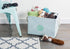 Bone Dry Pet Storage Collection Collapsible Bin, Medium Rectangle in Aqua