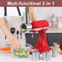 Stainless Steel Slicer Shredder Attachments for KitchenAid Stand Mixers, Large Vegetable Cheese Grater Accessories