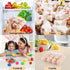 Egg Cartons 80 Pieces, Clear Plastic Reusable Egg Tray Container Holder for 12 Count Eggs, Bulk Storage with Sticker