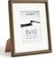 Venusmiles 8x10 Picture Frame, Natural Solid USA-Sourced Walnut Wood Photo Frames with