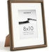 Venusmiles 8x10 Picture Frame, Natural Solid USA-Sourced Walnut Wood Photo Frames with