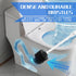 AONEZ Set, 4 Pack Toilet Brush and Holder Long Handle Non-Slip Grip Toilet Bowl Brush, Hard Toilet Brush, Deep Cleaning