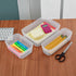 Sterilite 13538608 Narrow Storage Trays, Clear, 24 Pack with Sturdy Banded Rim for Organizing