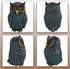 Charming Owl Resin Figurine - Perfect Home Decor for Bookshelves and Living Rooms