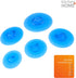 Kitchen + Home Silicone Suction Lids and Food Covers - Set of 5 for Various Sizes