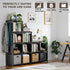 12 Room,Office,Closet, Mavivegue Book Shelf, Cube Storage Organizer, DIY Bookcase, Metal Bookshelf,Tall Book case