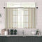 MRTREES Sheer Tier Curtains, Beige Kitchen 36 inches Long, 2 Panels, Light Filtering Cafe Curtains