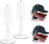 Hat Storage Organizer for Baseball Caps - Acrylic Hat Stand Holder for 48 Caps, Clear Display Storage