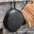 Fresh Australian Kitchen 12" Nonstick Cast Iron Skillets - Pre Seasoned Frying Pan Cookware for Cooking