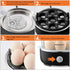 EGC115B 7-Egg Elite Gourmet Easy Egg Cooker Electric Capacity, Soft, Medium, Hard-Boiled Egg Cooker with Auto Shut-Off