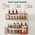 5 2 Pack Orimade Shower Caddy Basket Shelf with Hooks Adhesive Organizer Storage Rack Rust Resistant Wall Mounted