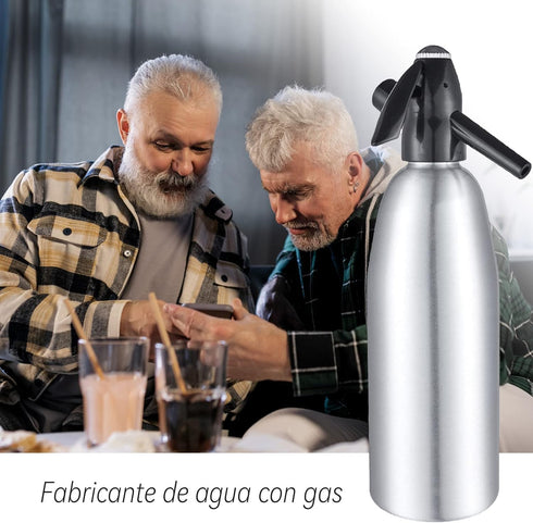 CO2 ALIMOTA Soda Streaming Machine - Carbonated Water Machine with Tanks, Sparkling Water Maker, Soda Water