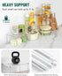 Set 4 Countertop Bobomoment Acrylic Cabinet Organizer, of Spice Rack Organizer for Cabinet, Desk Shelf Organizer