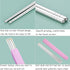 Metal Chopsticks, Reusable Stainless Steel with Pull Design Case for Travel and Bento Box (Pink)