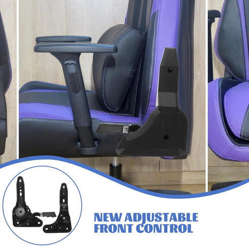 180 Veemoon Chair Angle Adjuster Metal Multi-Angle Regulator Gaming Chair Tuner Replacement High Back Swivel Racing