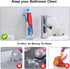 6 Pack Silicone Toothpaste Caps, Tnvee Reusable Dispenser with Organizer Box for Kids and Adults