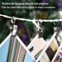 Coideal Small Curtain Clips for Hanging, 25 Pack Stainless Steel Fabric Hooks for RV Canopy Accessory