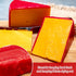 Heigble 2.2 lb 70 Cheese Wax Block for Preserving Cheese Red Wax for Cheesemaking with Brush for Long Term Storage