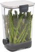 ProKeeper Herb Keeper – 1-Piece, White, with Removable Silicone Drain Plug, BPA-Free Plastic