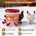 Carpower 2-5Gal 6ft 77 Thermostat Chicken Waterer Heater, Thermo Bucket Belt Heated Strap for Bucket Chicken Waterers