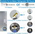 Refrigerator Water Line Kit, 1/4 Compression Ice Maker Installation Kit, 25ft 1/4" OD Tubing with Quick Connect for