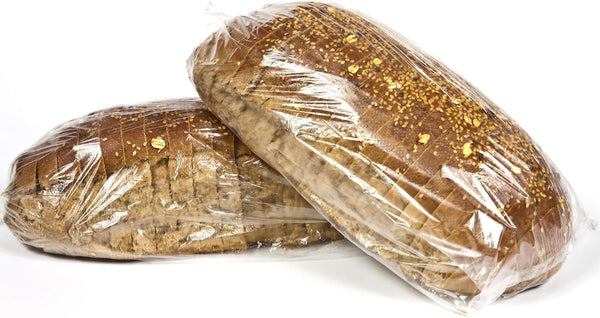 Generic ROYALNA 100ct (8"x4"x18") Large Bread Loaf Packing Bags with Ties, Reusable, Thick