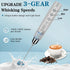 Milk Frother Handheld for Coffee, Electric Whisk 3 Speed Adjustable, Drink Mixer with 3 Stainless Whisks, Rechargeable