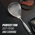 KAYCROWN 304 Stainless Steel Skimmer Slotted Spoon, Ladle/Strainer for Cooking, Frying, Pasta Strainer for Kitchen