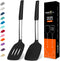 Silicone Spatula Set - Turner Spatulas Silicone Heat Resistant 600°F for Cooking Fish, Eggs, Pancakes Flipper