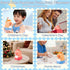 IPX7 9.5oz, Capybara Automatic Soap Dispenser - Cute Kids Touchless Foam Soap Dispenser, Waterproof USB Rechargeable