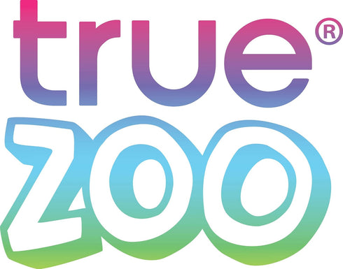 True Zoo Tiki Shot Glasses Set of 3 - Stackable Tropical Glassware, Holds 2 Ounces, Multicolor