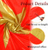 Timgle Disposable Red Plastic Carpet Runner, 3.28 x 16.4 ft, with Golden Star for Party, Wedding Theme Decoration
