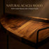 Counter 13.2x9.9 inch, 2 Countertop, Demigo Bathroom Corner Organizer Tier Acacia Wood Organizer Corner Storage Shelf
