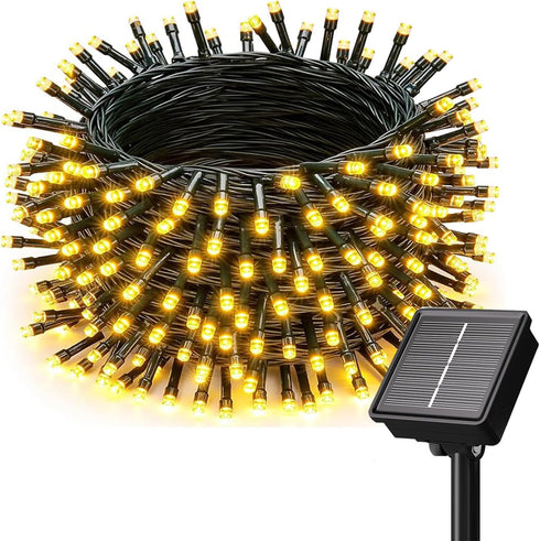 Solar String Lights Outdoor, 1 Pack 46 FT 120 LED Solar Tree