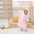 3D 28" 55" PINNKKU Unicorn Hooded Towel, Ultrasoft & Absorbent Bath Towel for Babies, Infant, Toddler and Kids, Beach