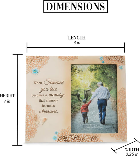 Treasured Memory Memorial Picture Frame - Pavilion, 4x6 Inch