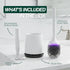 Set, (Pack 1) Electric Toilet Brush & Scrubber Self Cleaning Silicone Toilet Bowl Brush with UVC Light, Rechargeable