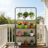 3 SORCEDAS Plant Stand Indoor Outdoor Tier Tall Corner Hanging Plant Shelf Metal Flower Stands Ladder Plant Holder