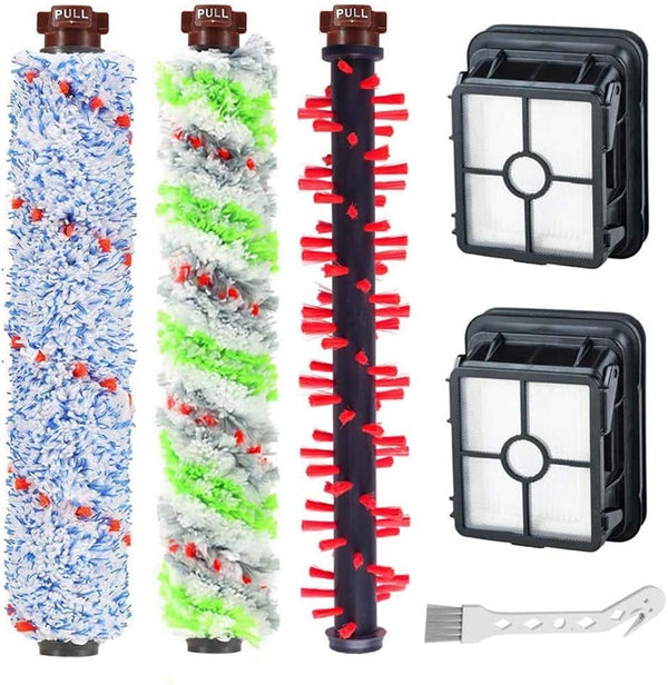Crosswave Replacement Parts, 1 Multi Surface + 1 Pet + 1 Floor Brush + 2 Filters