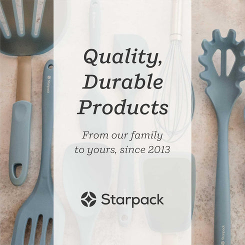 Starpack 'The All Rounder' XL Premium Silicone Spoonula Spatulas, Heat Resistant Up to 600°F