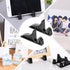 TEHAUX 10pcs Plastic Photo Frame Holders, Mini Stands for Pictures, Book Accessories, Desktop Display Support