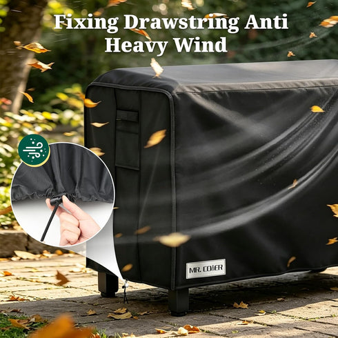 40 inch 600D MR. COVER Outdoor Prep Table Cover for Royal Gourmet Cart Flattop Worktable, Heavy Duty Waterproof