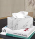 Tissue Box Cove Rectangular,Cut Leather Tissues Cube Box Holder,Modern Facial Paper Towels Organizer,Box Tissue Dispenser Decor Accessories for Bathroom,NightStand,Coffee table,desk,Home,Office. by YAPISHI