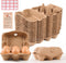DecarDamai 40 Pack Half Dozen Egg Cartons Bulk 6 Count, Empty Natural Paper