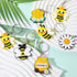 ZAUGONTW 48 Pcs Bee Keychain, Bee Party Favors and Decorations for Baby Shower or Birthday