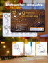 24 Pack 7ft 20LED Brightown LED Fairy Lights Battery Operated String Lights, Waterproof Silver Wire String Lights