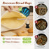 ANKEWY 17x13 Inch, 3 Packs Beeswax Bread Bags with Bowel Cover for Sourdough & Homemade Bread XL Reusable Bags