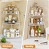 3 Counter Countertop VITVITI Tier Corner Bathroom Organizer, Metal Bathroom Organizer Shelf Storage, Bath Room Sink