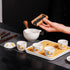 Set set, Set 360 Set (4cups-cat) Chinese Tea Gongfu Tea Portable Teapot with Rotation Tea maker and Infuser,Kung Fu Tea