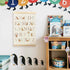TLESKE 16x24 Golden Retriever Alphabet ABC Chart Poster Hanger Frame, Homeschool Preschool Hanging Wall Art Decor